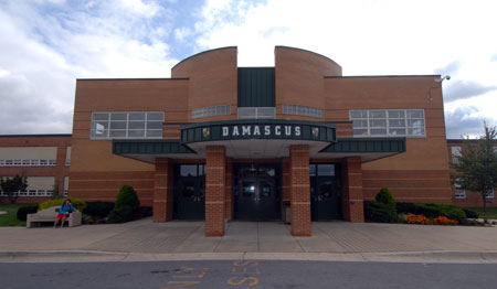 front view of Damascus High School