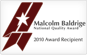 Malcolm Baldrige National Quality Award - 2010 Recipient