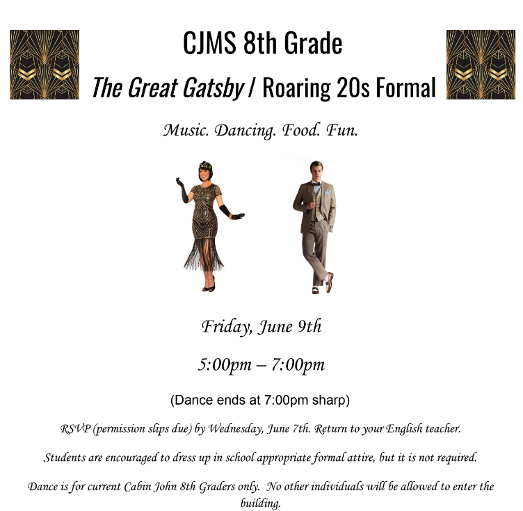 8th Grade Dance Cabin John MS