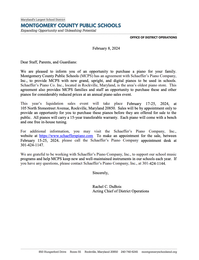 Families and Caregivers Page Rosemary Hills ES