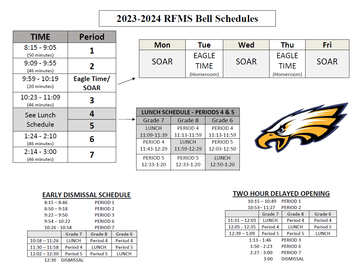 Robert Frost MS Bell Schedule Robert Frost MS