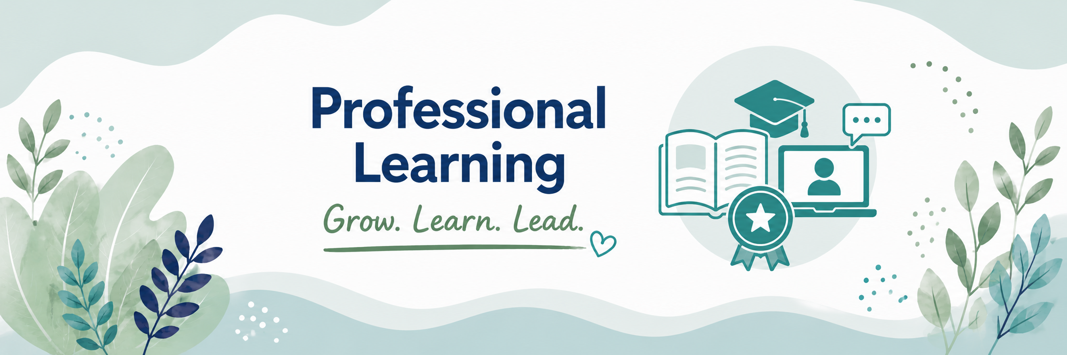 Professional Learning Banner