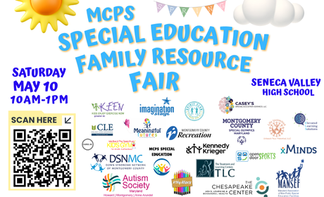Bright Blue and Orange 3d Fun School Summer Fair Poster (460 x 280 px).png