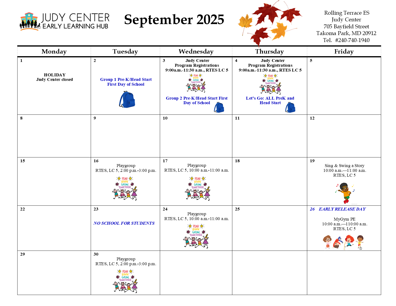 September 2025 Calendar