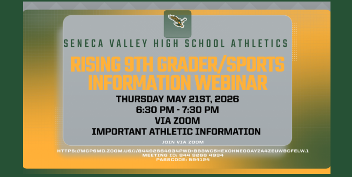 05-21-26 SVHS Athletics Sports Information Night - Flyer