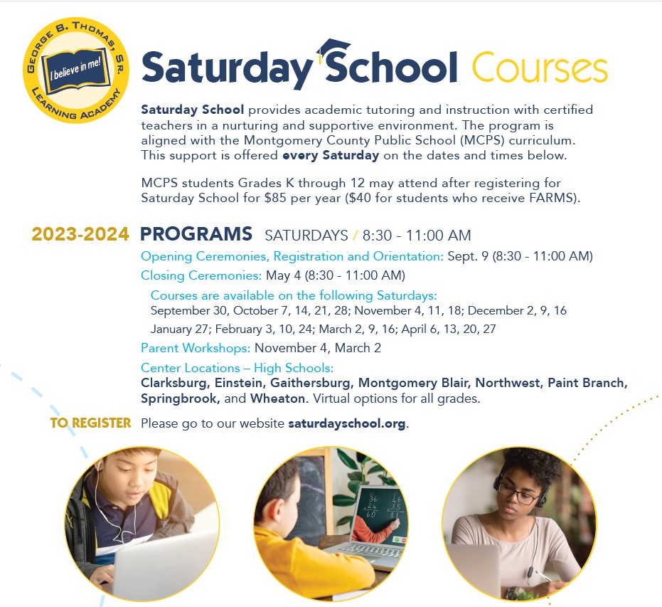 Saturday School | Takoma Park MS