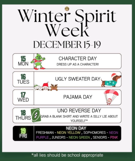 12-25 SVHS Winter Spirit Week Flyer
