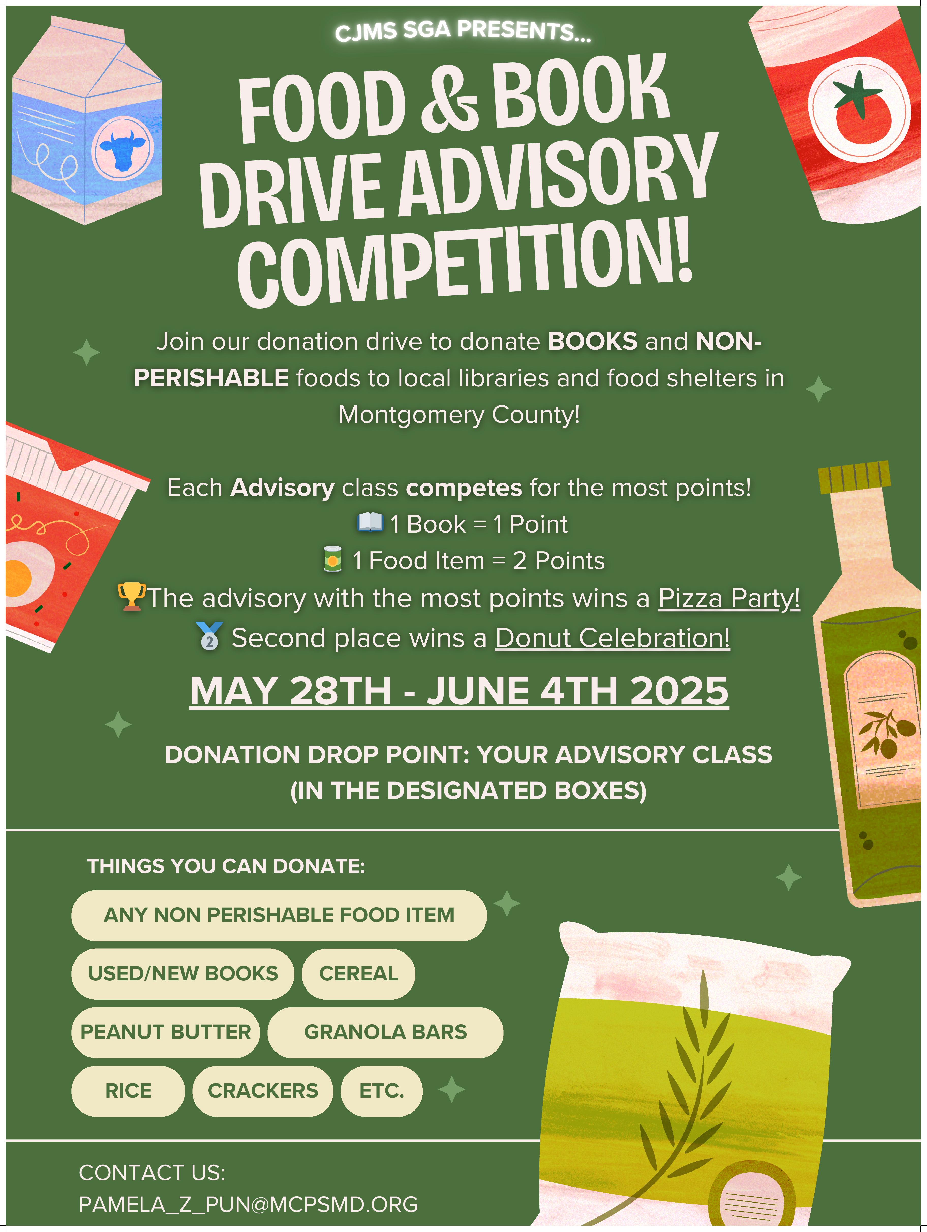 Food Book Drive 2025