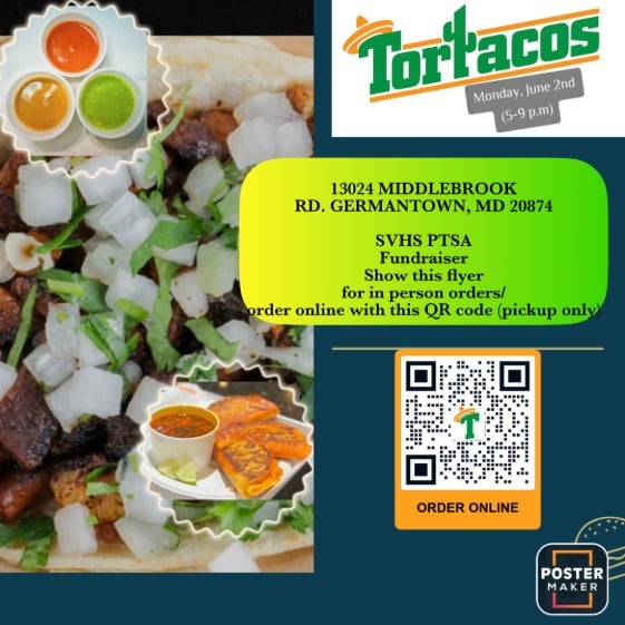 06-02-25 SVHS PTSA Fundraiser @ Tortacos Flyer