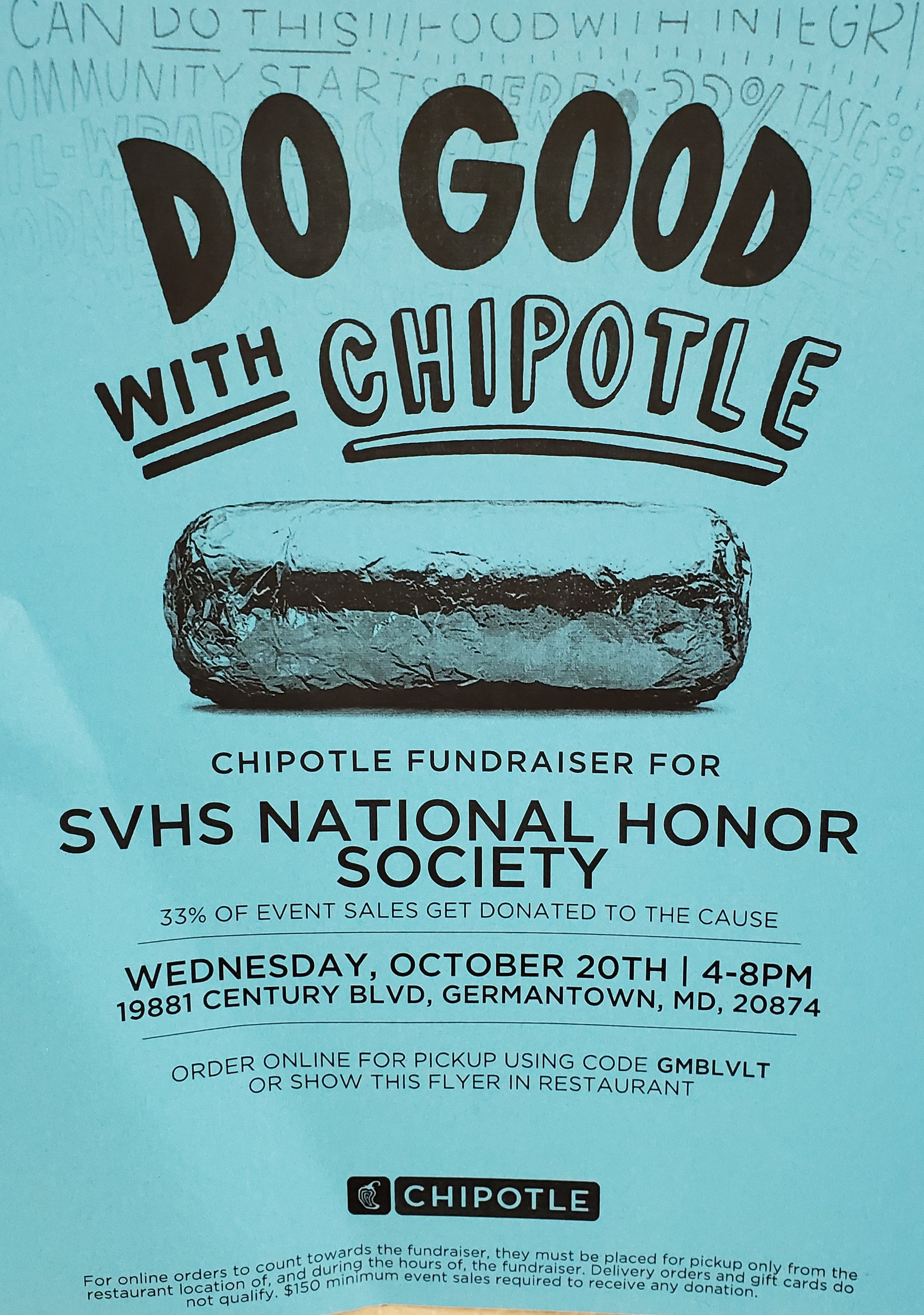 10-20-21 NHS Chipotle Fundraiser Flyer