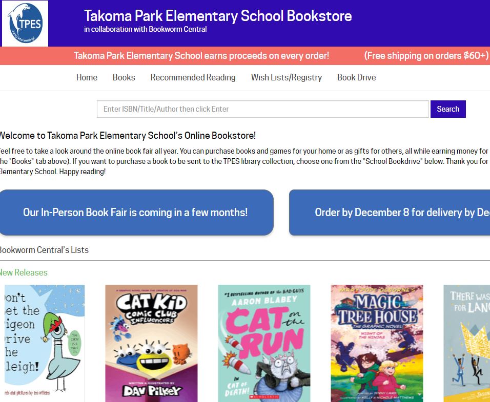 Takoma Park ES Media Center Takoma Park ES