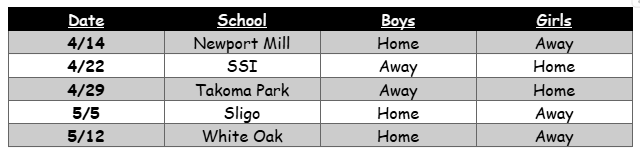 EMS Soccer Schedule Spring 2026
