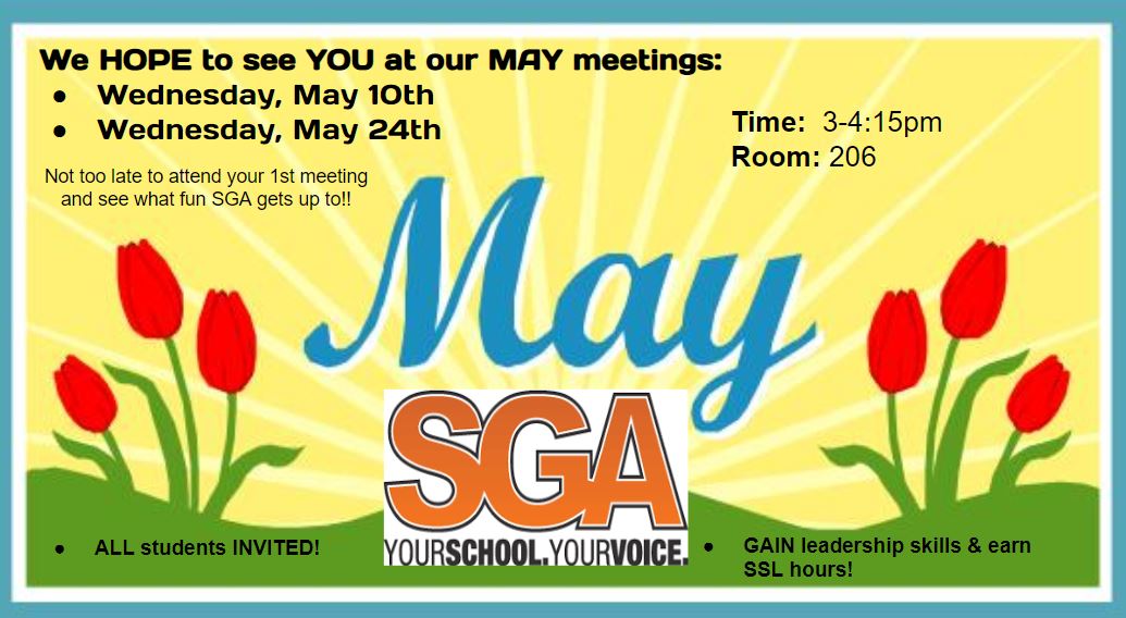 May SGA Meetings Argyle MS
