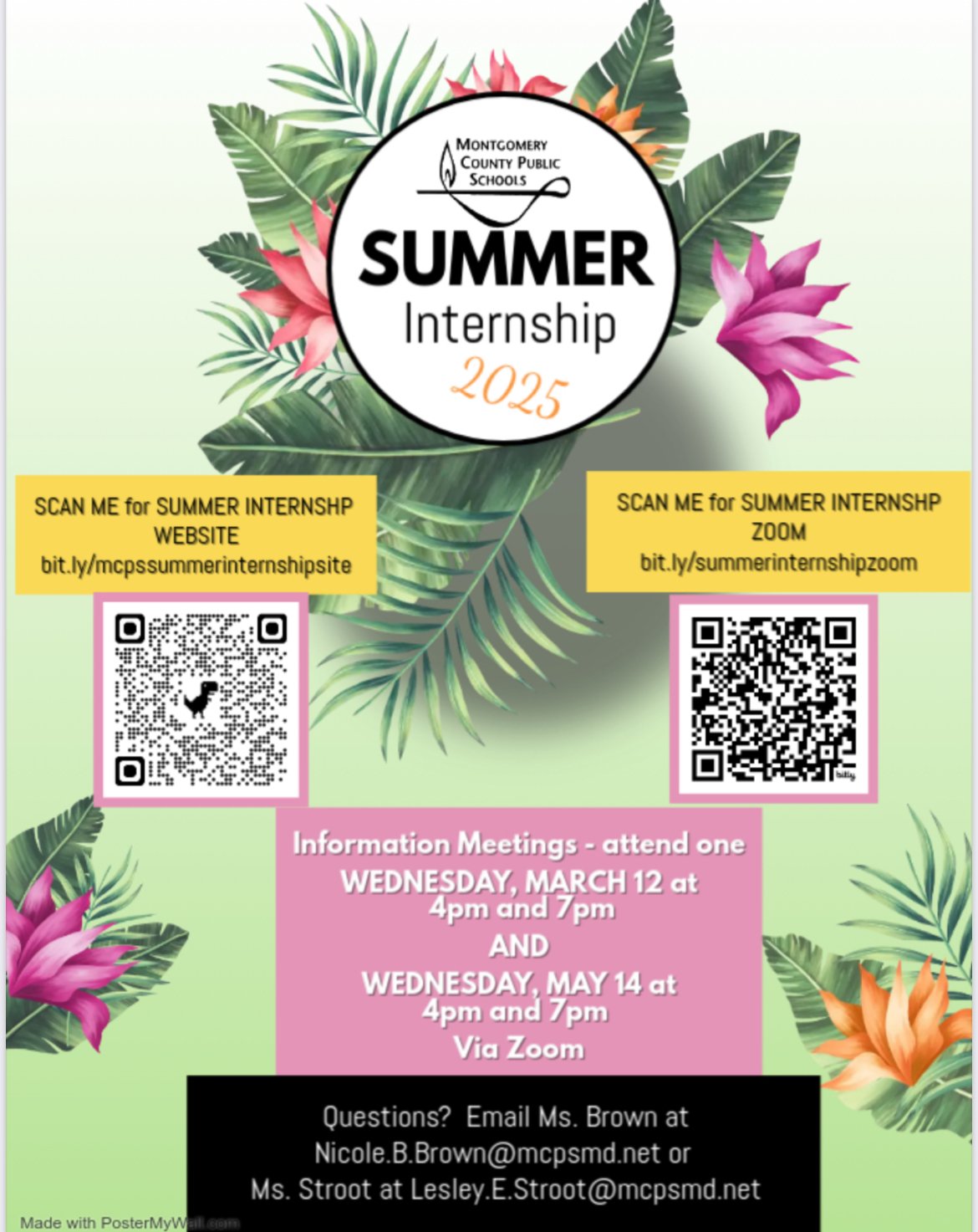 Summer Internships 2025