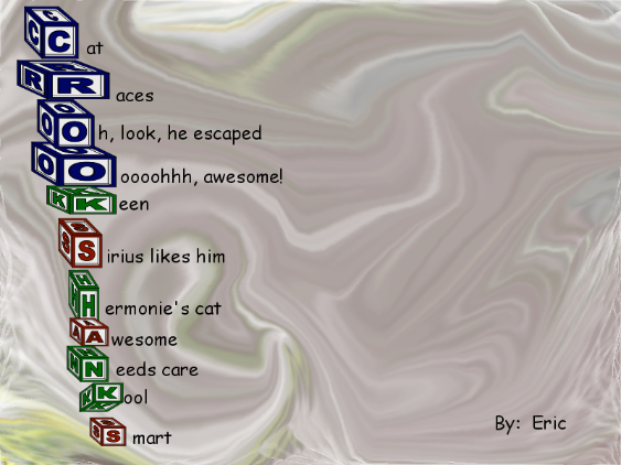 eric  acrostic poem .pxi
