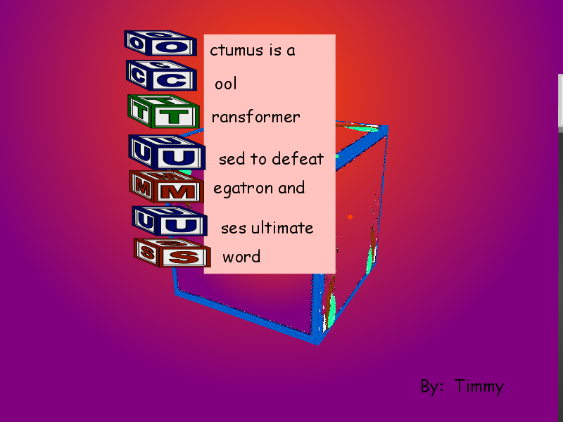 timmy  acrostic octumus prime.pxi