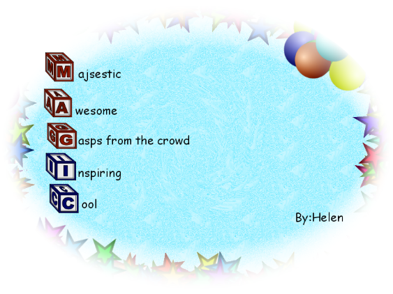 Helen acrostic.pxi