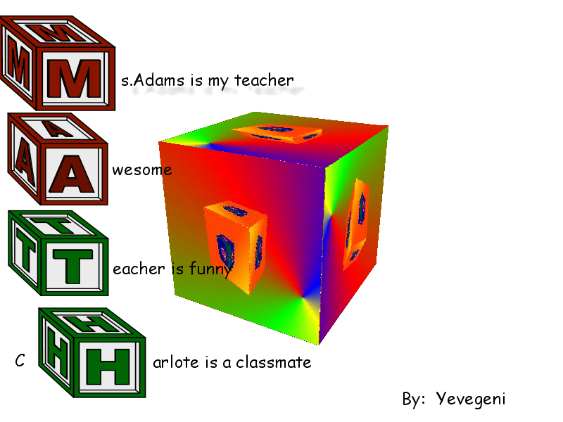 Yevegeni acrostic.pxi