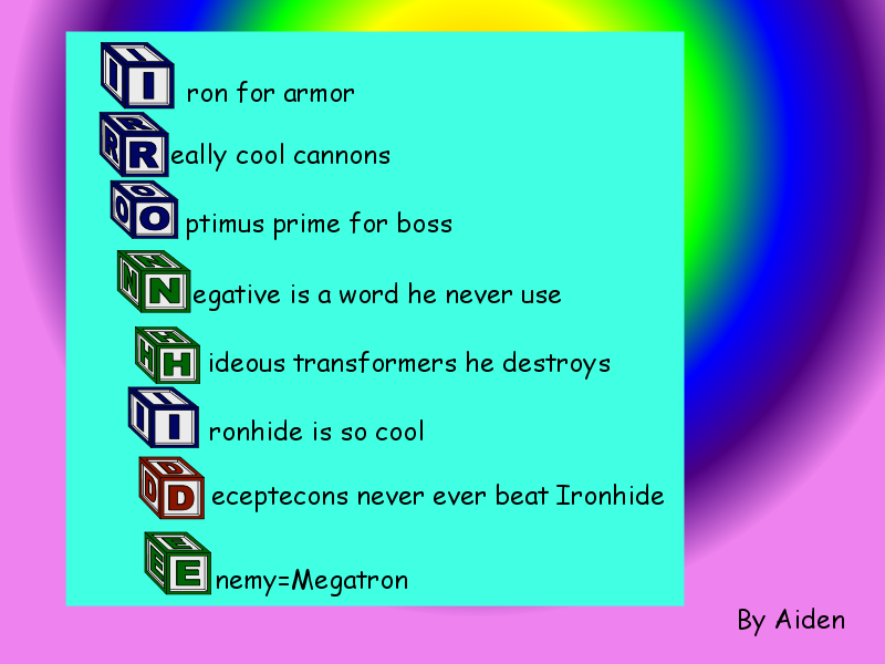 aiden ironhide.pxi