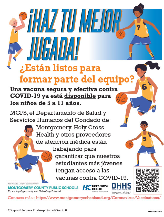 Child Vaccination Flyer 4th-6th - Spanish