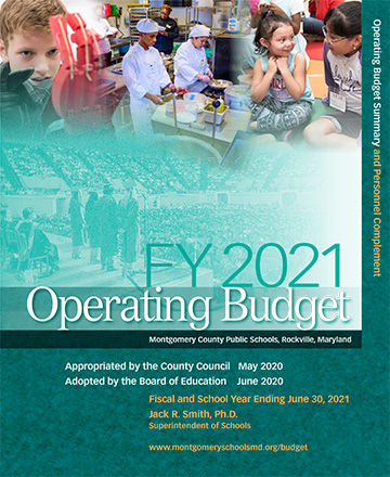 2021 Operating BUdget Cover