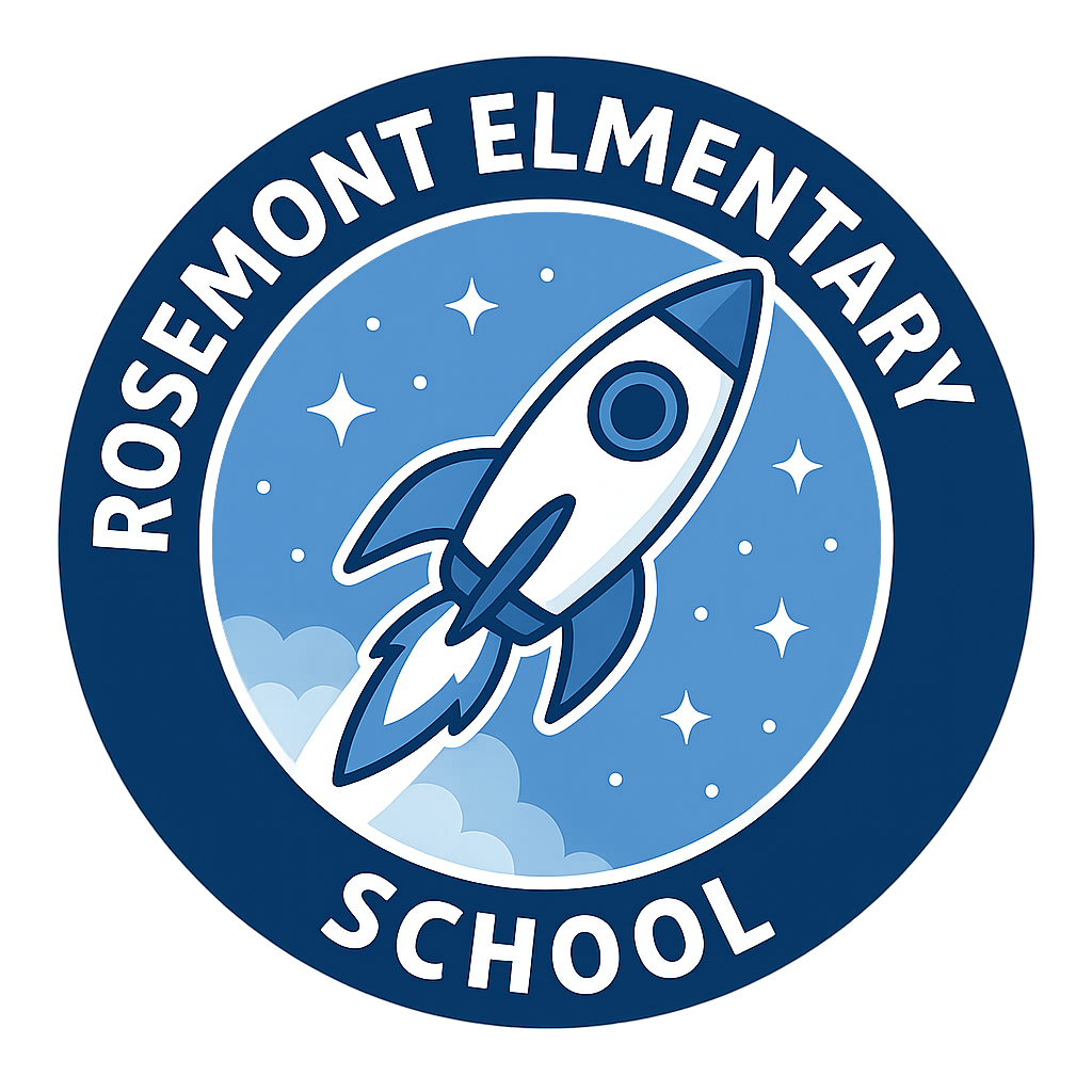 Rosemont ES Rocket Logo.png