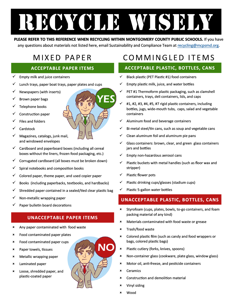 Required Recycling flyer