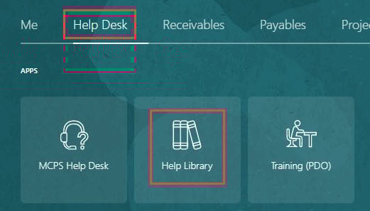 Help Library Navigation