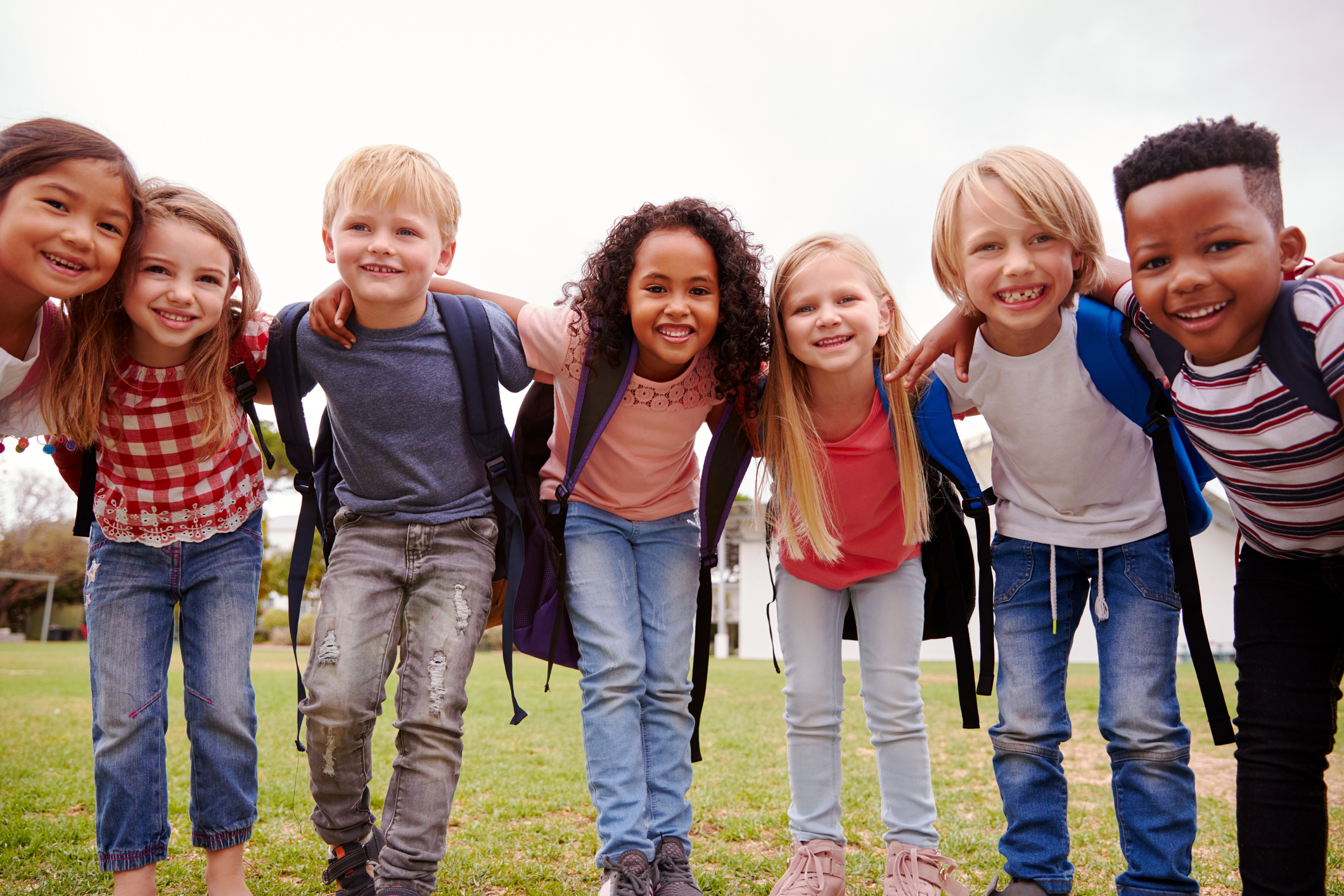 elementary students outside in a crowd.jpg