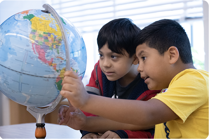 students at globe