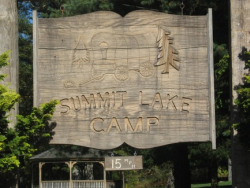Summit Lake Sign