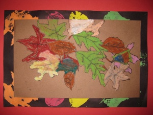2nd Grade Leaf Drawing