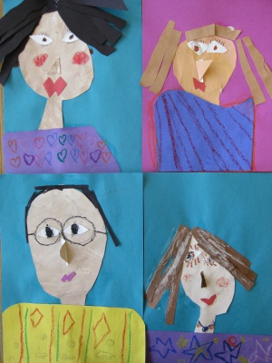 Kindergarten Self Portraits
