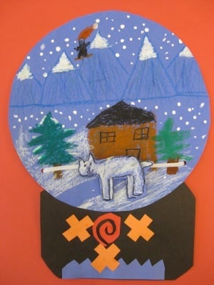 3rd Grade Snowglobe