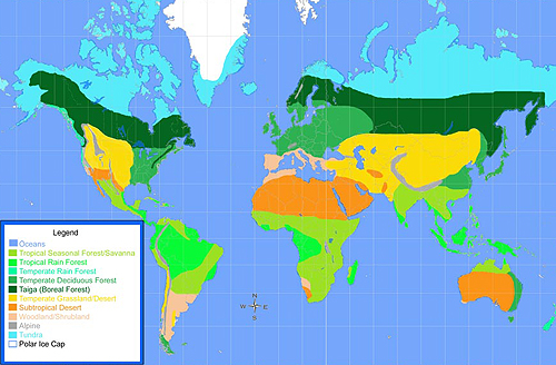 Biome Map Biome Map
