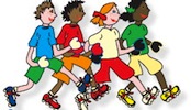 Kids running