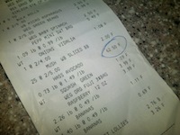 receipt
