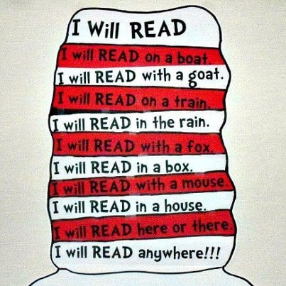 Dr. Seuss reading quotation