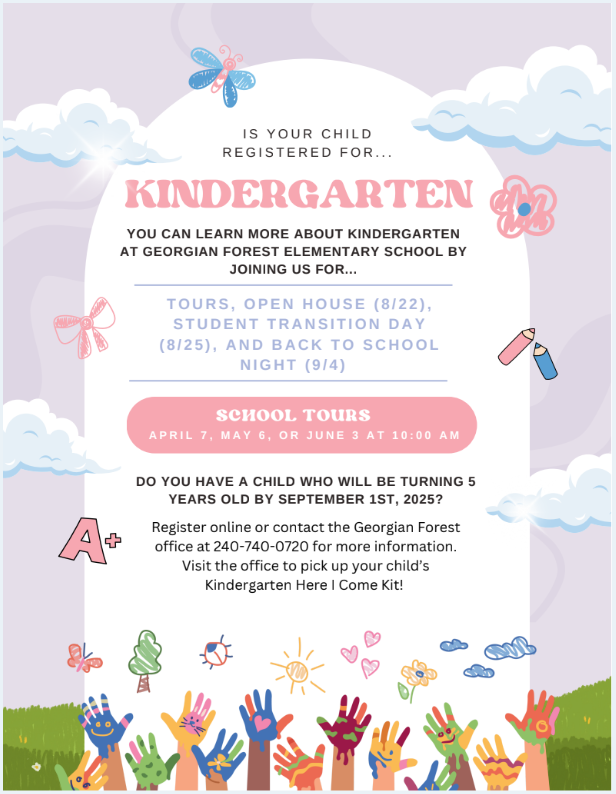 Kindergarten flyer English