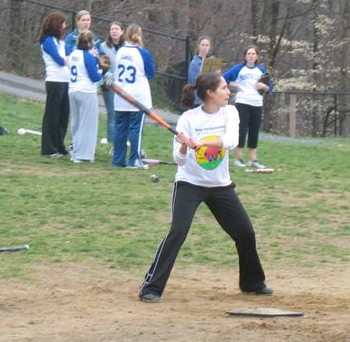 Ms. Wasser batting