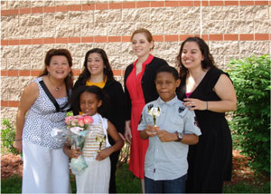 Highland View ES Ms. Dardarian and teachers attended the ceremony