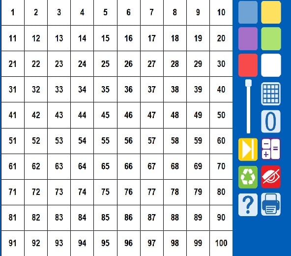 100 grid