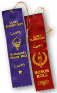 Honor roll ribbons