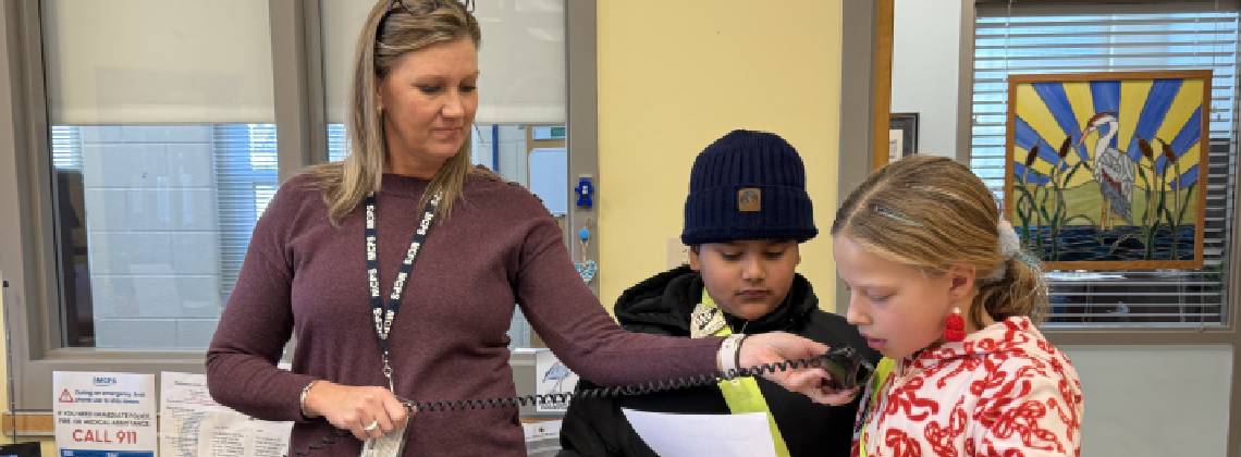 making announcements