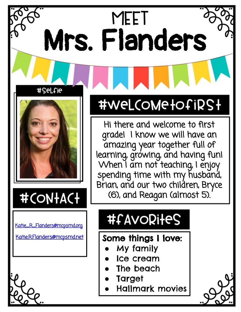 Flanders - Meet Teacher