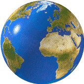 spinning earth