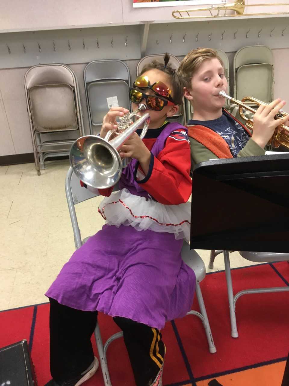 Musical duo during spirit week