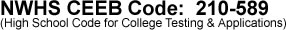 High School CEEB Code
