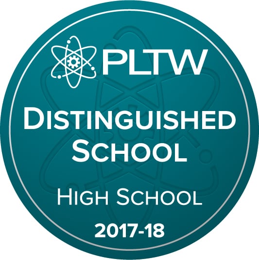 PLTW Distinguished School 2017-18