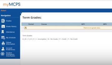 myMCPS Screenshot